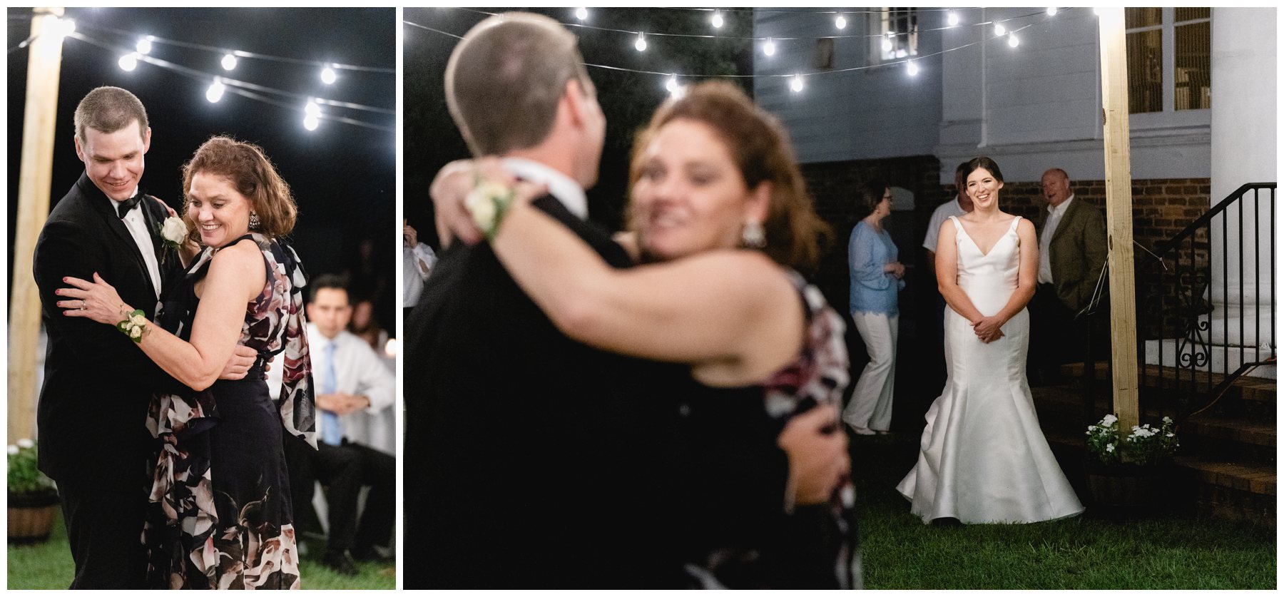 groom dancing with his mother at Merango House,